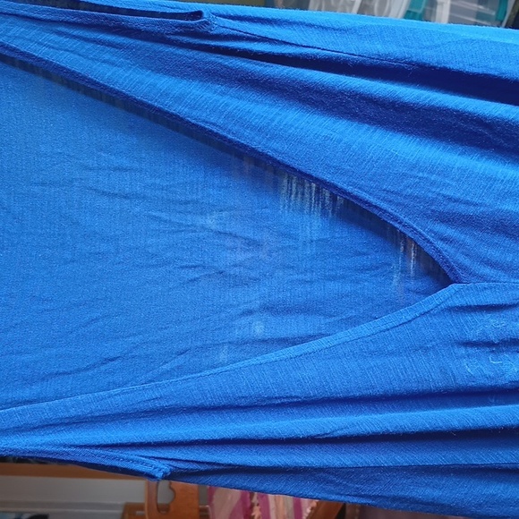 Blue Life California Plunge Back Knotted Mini Tank Dress Cover-up Women S XS - Picture 7 of 8